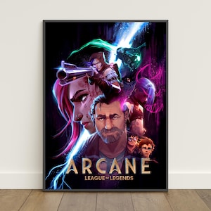 Arcane Poster | Jinx Wall Art | Game Print #3