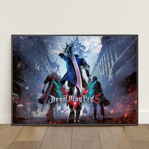 Devil May Cry Poster | DMC Wall Art | Game Print