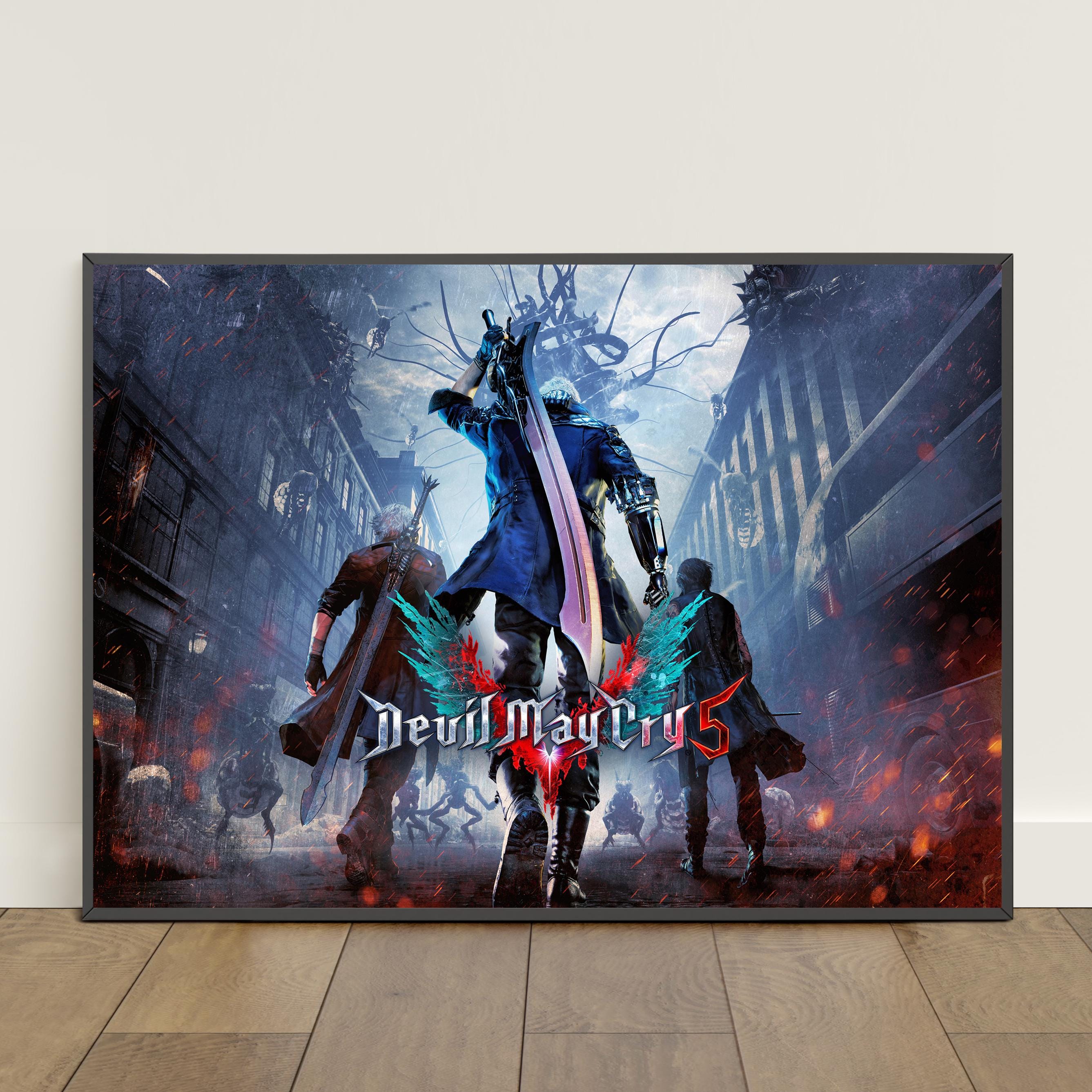 デビルメイクライ アートポスター デビル メイ クライ アート作品、DMC ポスター、デビル メイ
