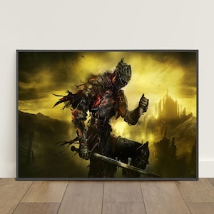 Dark Souls Poster | Chosen Undead Wall Art | Game Print #2