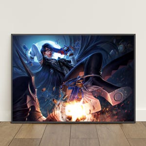 Poster di Bayonetta / Arte murale di Cereza / Stampa di gioco n. 3