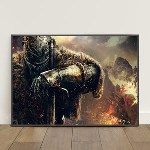 Dark Souls Poster | Chosen Undead Wall Art | Game Print #5