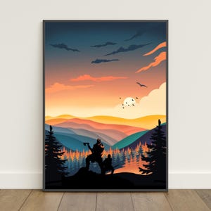 God of War Poster | Kratos & Atreus Print | Game Poster #4
