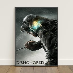 Dishonored Poster | Corvo Attano Wall Art | Game Print