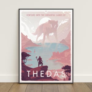 Dragon Age Poster | Morrigan Wall Art | The Inquisitor Wall Art | Game Print #2