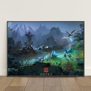 Dota 2 Poster | Defense of the Ancients Wall Art | Game Print #2