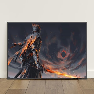 Dark Souls Poster | Chosen Undead Wall Art | Game Print #7