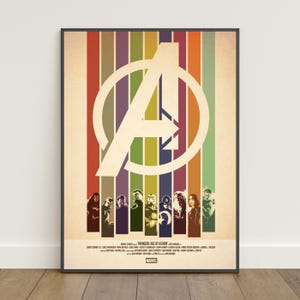 Avengers Poster | Iron Man Wall Art Print | Movie Poster | Wall Decor #2