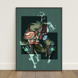 Outer Wilds Poster | Astronaut Wall Art | Hearthian Wall Art | Game Print #2