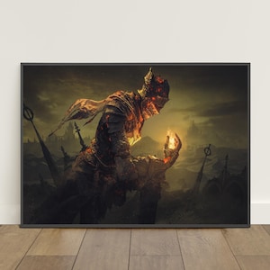 Dark Souls Poster | Chosen Undead Wall Art | Game Print #8