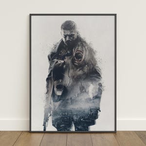 Resident Evil Village Poster | Ethan Winters Wall Art | Game Print