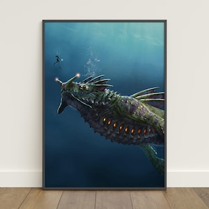 Subnautica Poster | Ryley Robinson Wall Art | Game Print #2