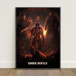 Dark Souls Poster | Chosen Undead Wall Art | Game Print #4