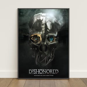 Dishonored Poster | Corvo Attano Wall Art | Game Print #4