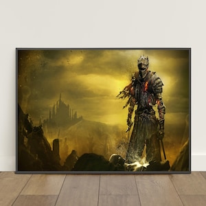 Dark Souls Poster | Chosen Undead Wall Art | Game Print #3