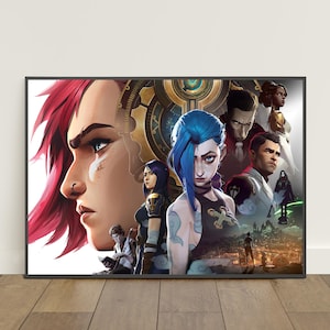 Arcane Poster | Jinx Wall Art | Game Print #2