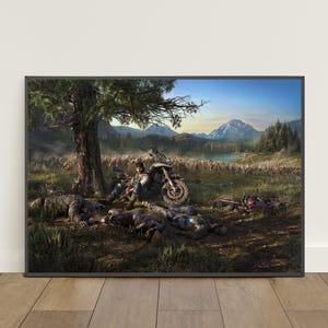 Days Gone Poster | Deacon St. John Wall Art | Game Print #4