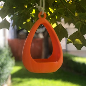 Teardrop Mid Century Modern Vintage Inspired Sleek Bird Feeder