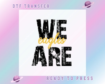Custom Mascot DTF Transfer, School Team Ready to Press, Team Mascot DTF Transfer, School Spirit, Personalized School, Family Matching Team