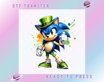 Cartoon Character Saint Patricks Day DTF Transfer: Heat Press