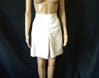 Gator of Florida jaren '50 '60 vintage ivoorwitte SHORTS met wijde pijpen - taille: 26 inch