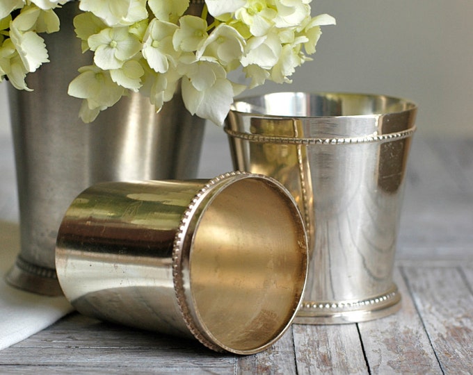 Vintage Mint Julep Cups, Set of 2 Etsy