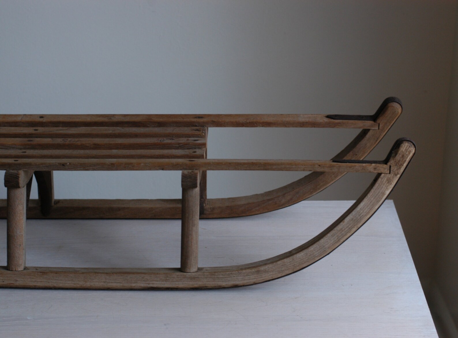 Antique Wooden Sled Etsy