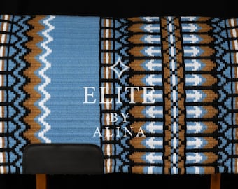Elite western show blanket custom saddle pad Western Show Pad Saddle blanket horse pad horse riding pad 