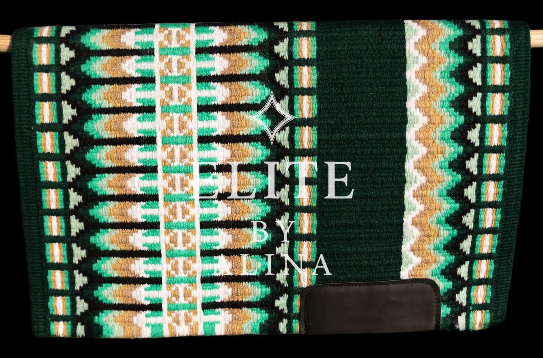 Couverture De Spectacle Western Show Pad – Coussin De Selle En Laine – Modèle 07869214