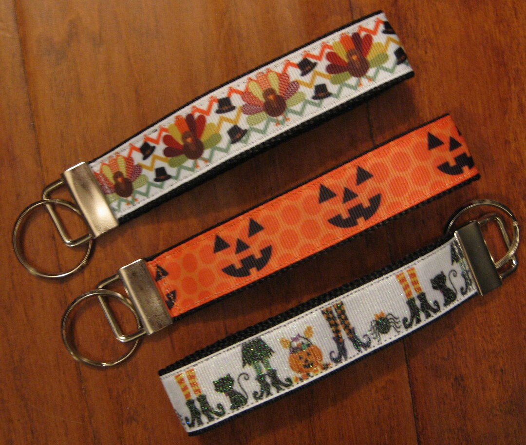 2016年ハロウィン ストラップ5点セット 未使用 ハロウィン ストラップ：ジャック・オー・ランタン、魔女、七面鳥の