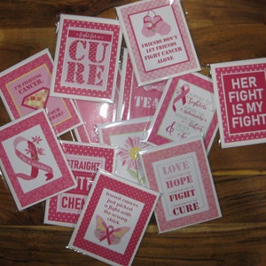 Cartes de correspondance pour le cancer du sein, cartes de correspondance vierges simples, soutien aux patients atteints de cancer, cadeau de chimio, cartes pour elle, cartes pour les patients atteints de cancer du sein
