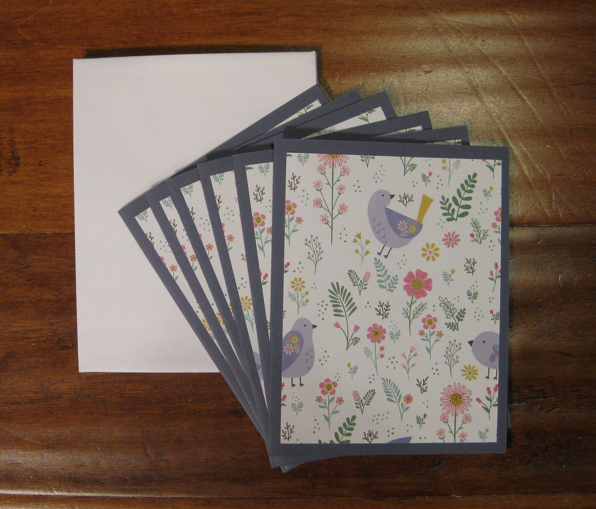 Wildflower note card set of 6 Boxed blank notecard set Etsy