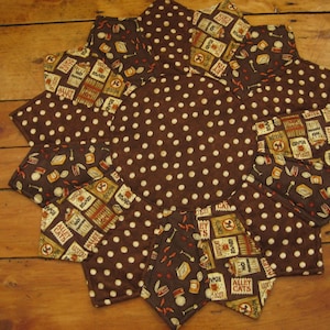 CLEARANCE Cat Lovers Quilted Table Topper (large), Dresden Plate Design, Handmade, Reversible, Table Mat, Table Quilt, Housewarming Gift