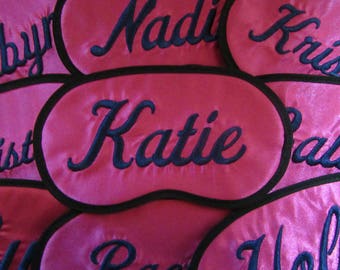 Custom Made Embroidered Eye Mask Any Color - favorite on pinterest tumblr instagram polyvore