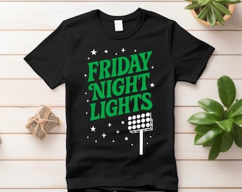 Digitale download Friday Night Lights | Voetbal SVG en PNG | Afdrukbaar ontwerp in meerdere kleuren