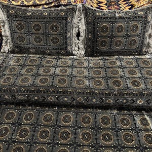 Set of 1 floor sofa cover + 2 double side pillows covers Afghan tohsak, Arabic Moroccan , gift for new afghan couple (cover only 3pcs)