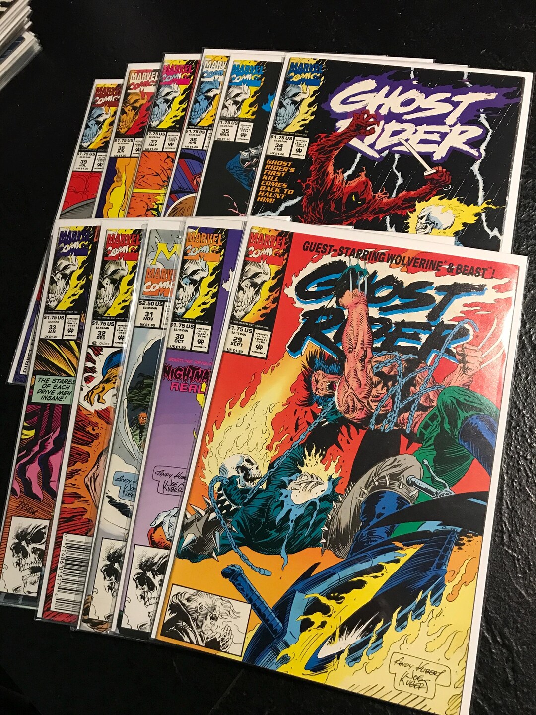 1992 Ghost Rider #29-39 Vintage Comics FREE SHIPPING - Etsy