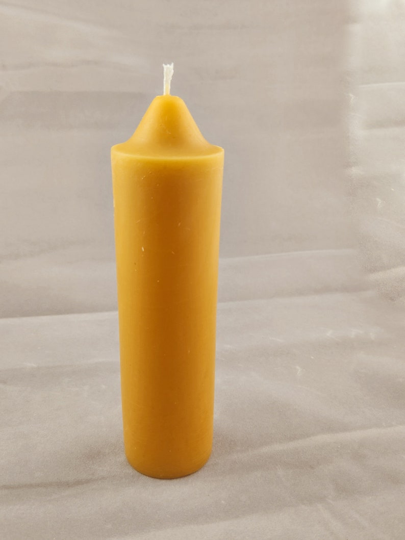 100 Beeswax Pillar Candle Emergency Candle 1 3 6 Etsy