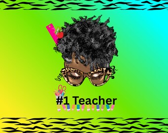 Teacher Tumbler Wrap 20 oz Skinny