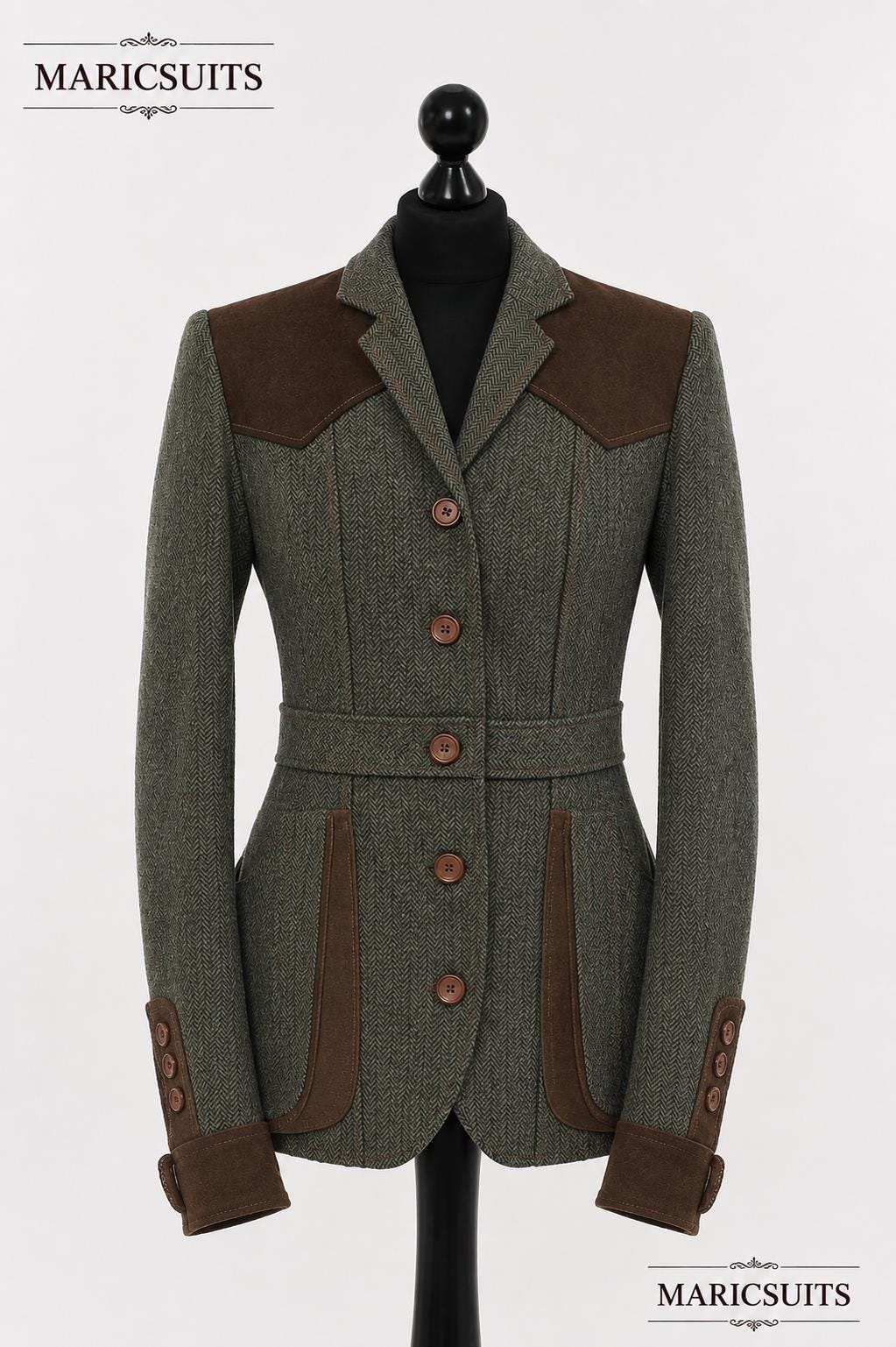 Barbour Tweed Jacket Women - Etsy