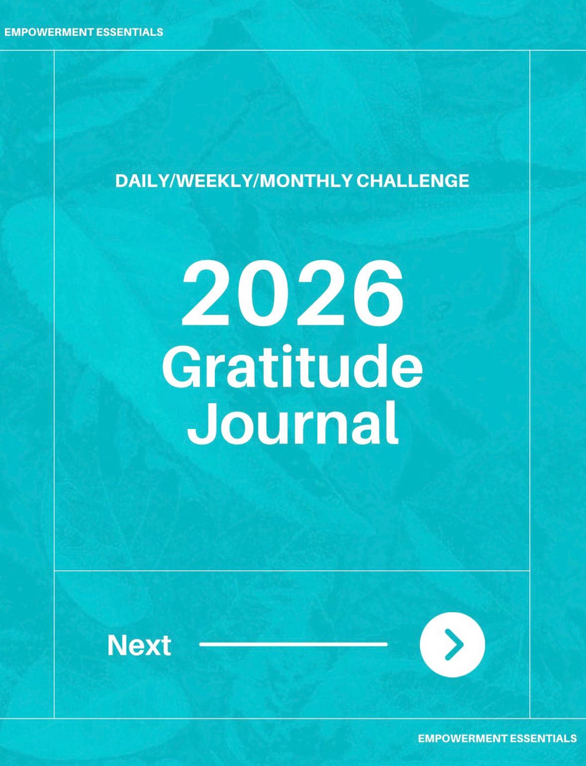 2026 Printable Gratitude Journal | Daily/weekly/monthly Reflection ...
