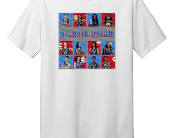 WNBA Atlanta Dream Custom Retro T-shirt met teamselectie