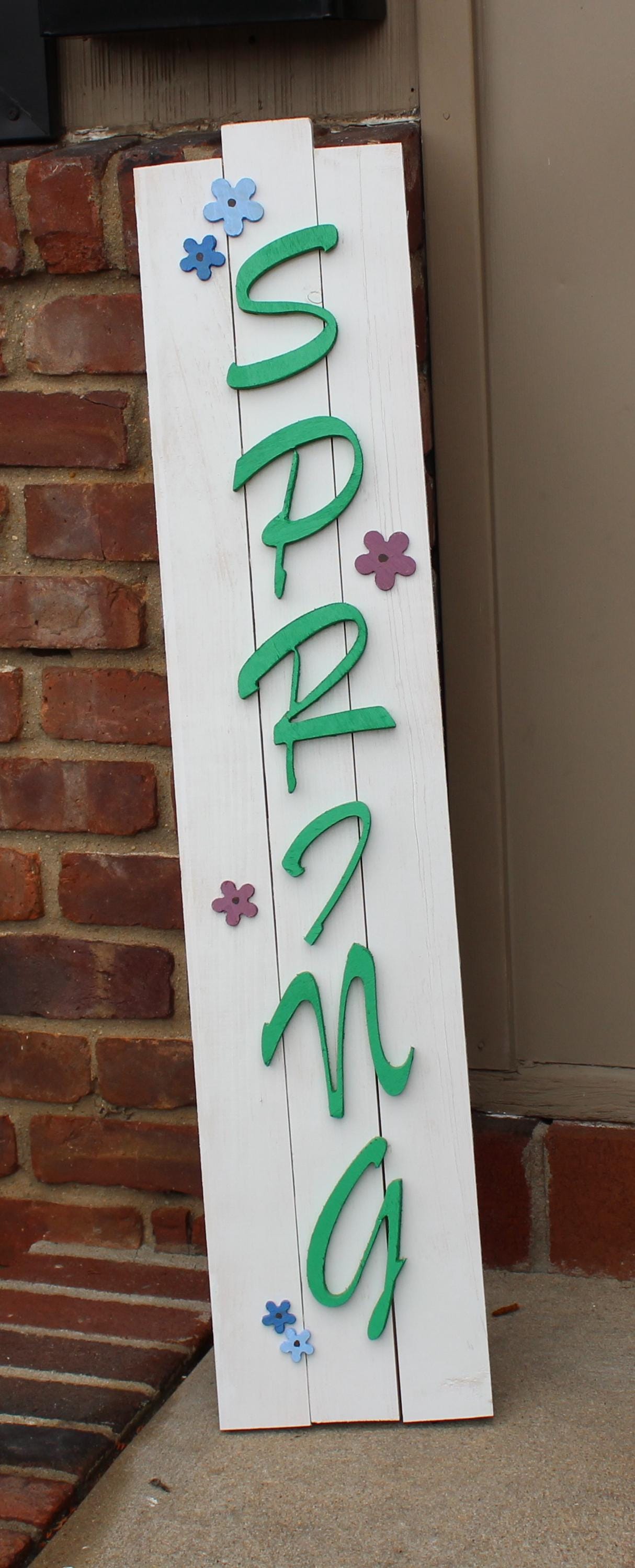 Spring Door Sign - Etsy