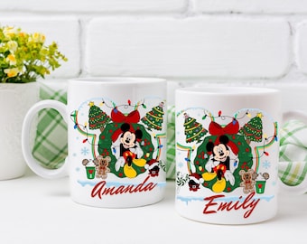 Mickey Custom Name Mug, Personalized Disney Mug, Disney Teacher Mug, Holiday Gift, Coffee Lovers Gift, Mickey Mouse Mug, Disney Keepsake