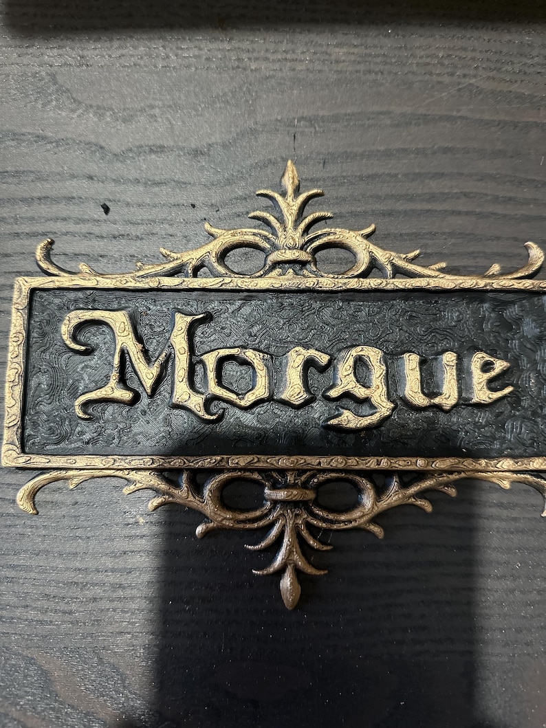 Morgue Sign Morgue Door Sign - Etsy UK