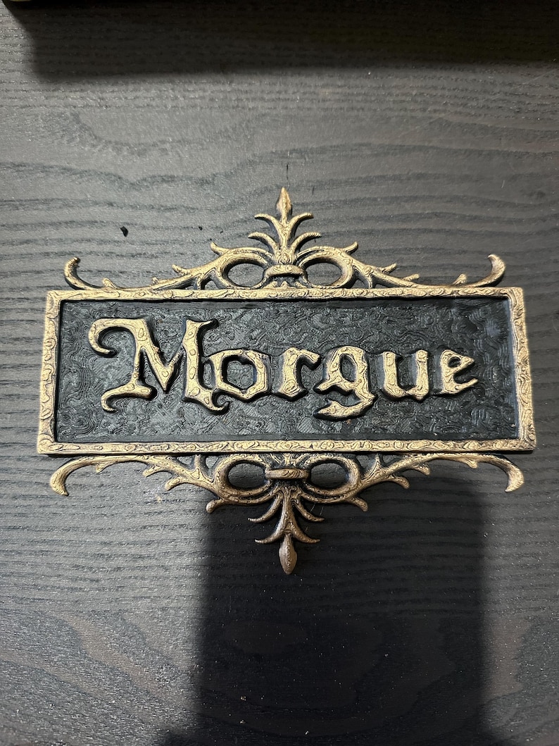 Morgue Sign Morgue Door Sign - Etsy UK