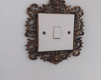 Gothic Golden Light Switch Frame - Etsy UK