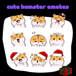 Cute Hamster Emotes for Twitch!