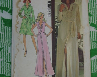 Vintage Pattern c.1975 Simplicity No.6894 Dress, Size 14