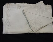 Vintage Madeira Tablecloth 71 x 90 and 8 Napkins Lovely Quality, Never Used, Needs Laundering